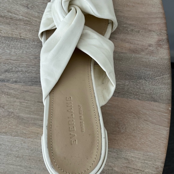 Everlane size 8 white heeled sandals - Picture 3 of 3
